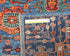 8x8 Blue Aryana Afghan Hand Knotted Square Veg Dye Wool Area Rug